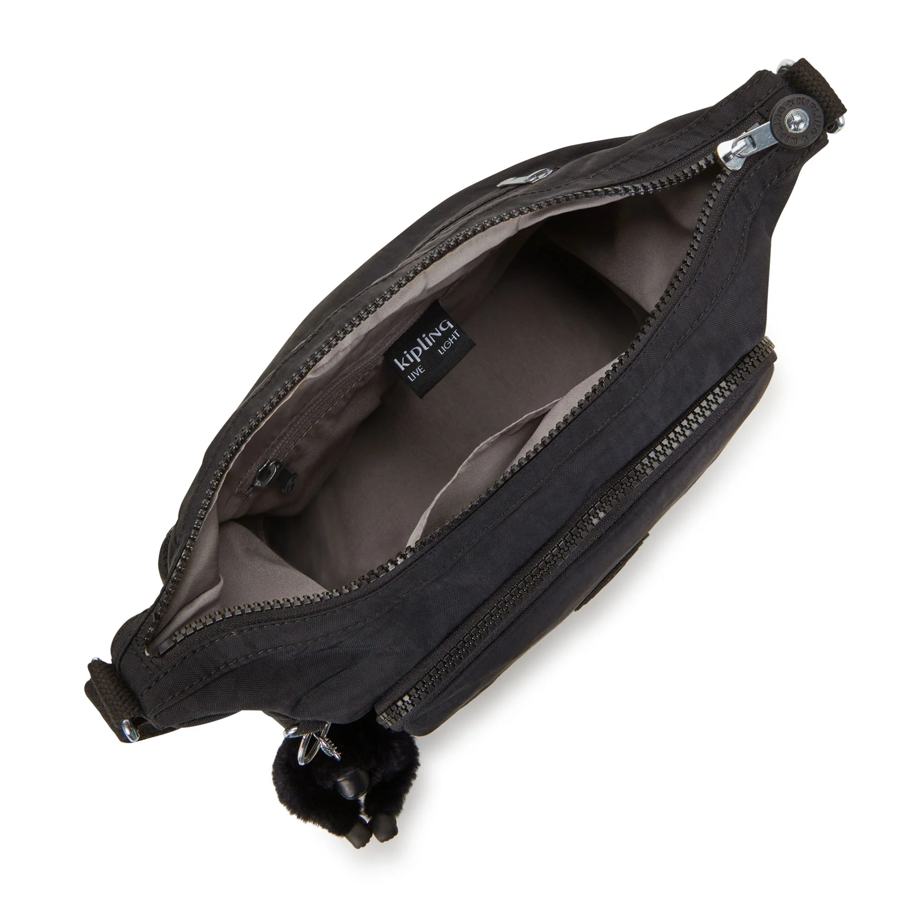 Kipling Gabb Small Crossbody Bag Black Noir - Image 3