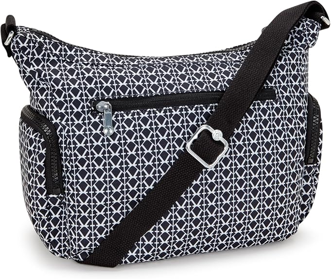 Kipling Gabb Small Printed Crossbody Bag Signature Print - Image 2