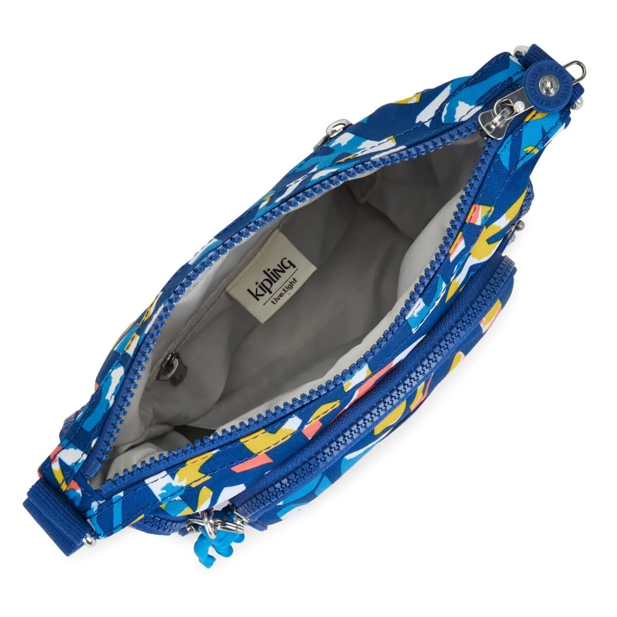 Kipling Gabbie Mini Printed Crossbody Bag - Kipling Neon - Image 5