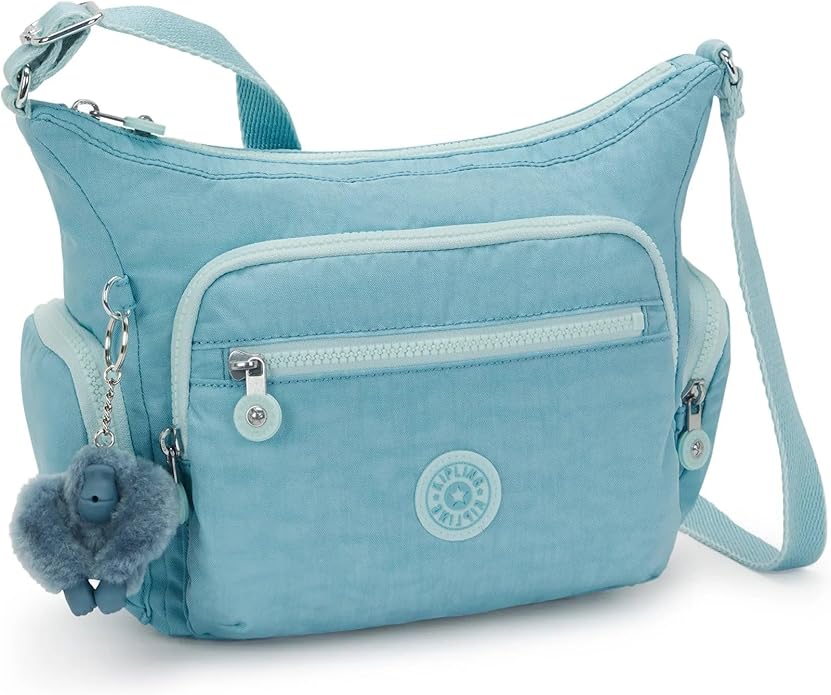 Kipling Gabbie Small Crossbody Bag Blue Cool - Image 3