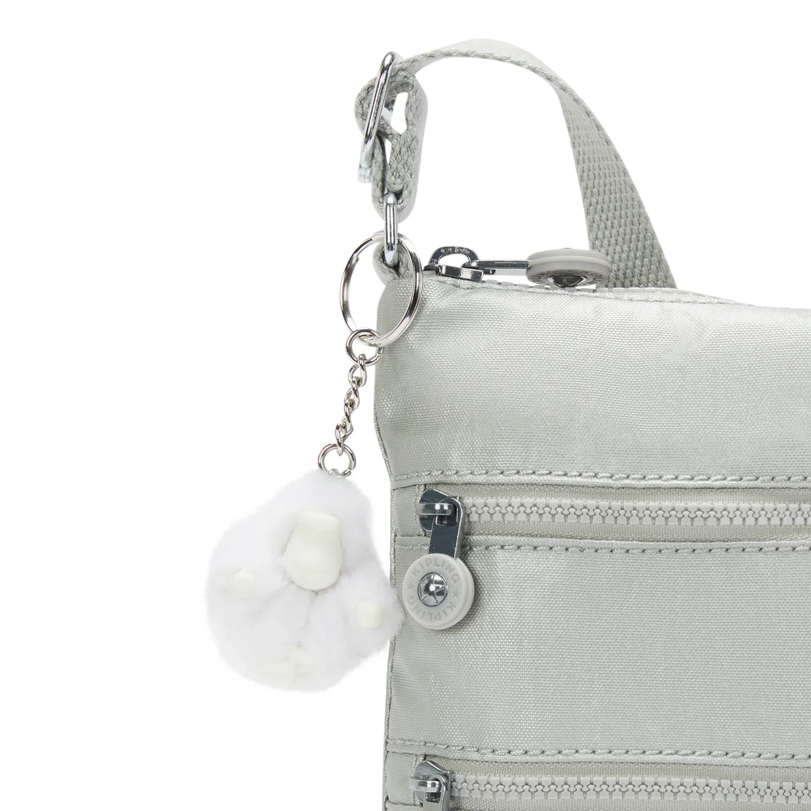 Kipling Keiko Crossbody Mini Bag - New Bright Metallic - Image 5