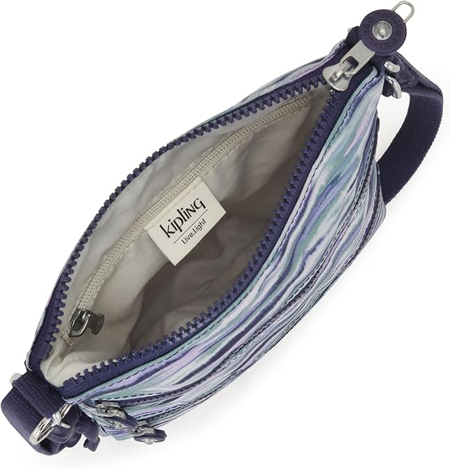Kipling Keiko Printed Crossbody Mini Bag Brush Stripes - Image 2