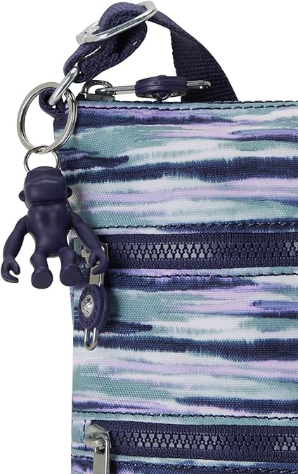 Kipling Keiko Printed Crossbody Mini Bag Brush Stripes - Image 3