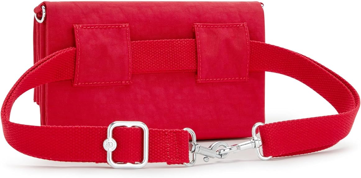 Kipling Lynne  Convertible Crossbody Bag - Red Rouge - Image 6