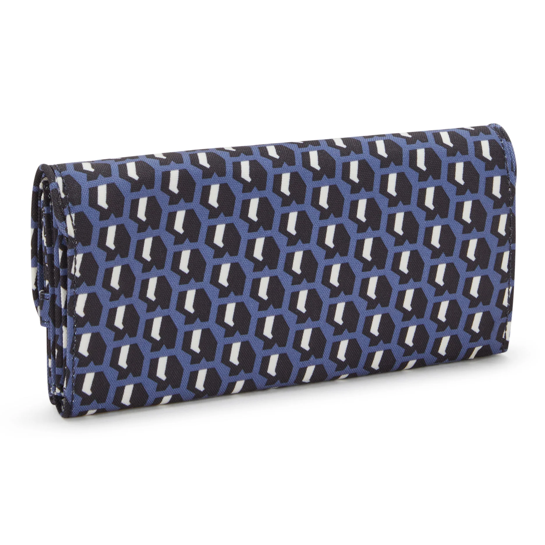 Kipling Money Land Snap Wallet - 3D K Blue Print - Image 3