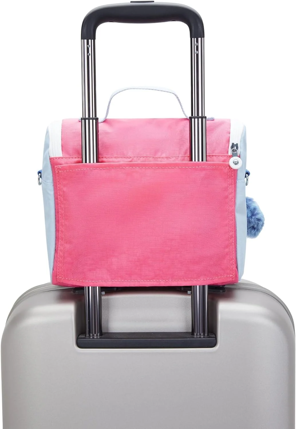 Kipling New Kichirou Lunch Bag Happy Pink Mix - Image 3