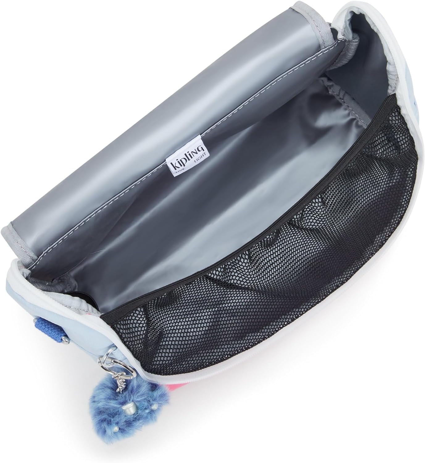 Kipling New Kichirou Lunch Bag Happy Pink Mix - Image 5