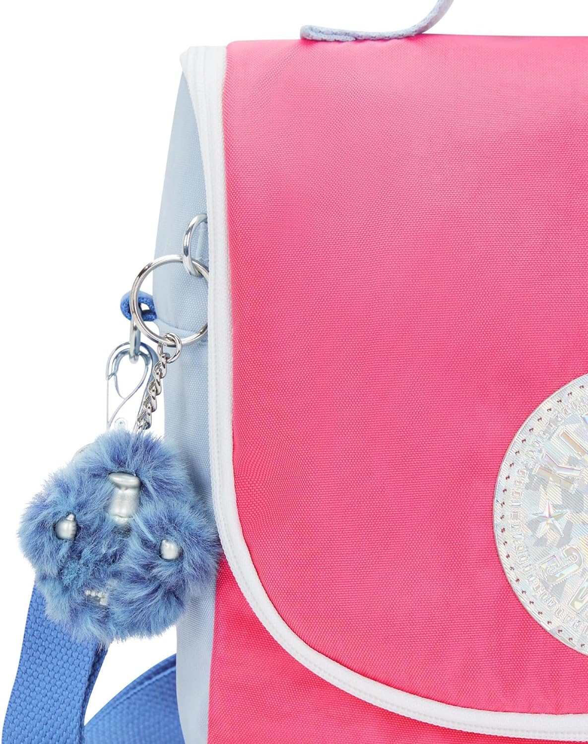 Kipling New Kichirou Lunch Bag Happy Pink Mix - Image 6