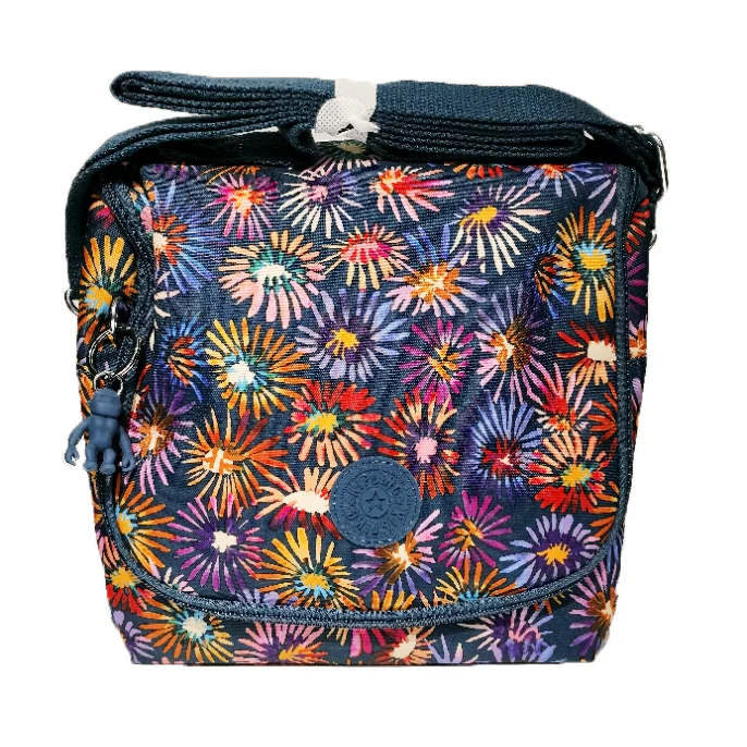 Kipling New Kichirou Printed Lunch Bag Flower Works
