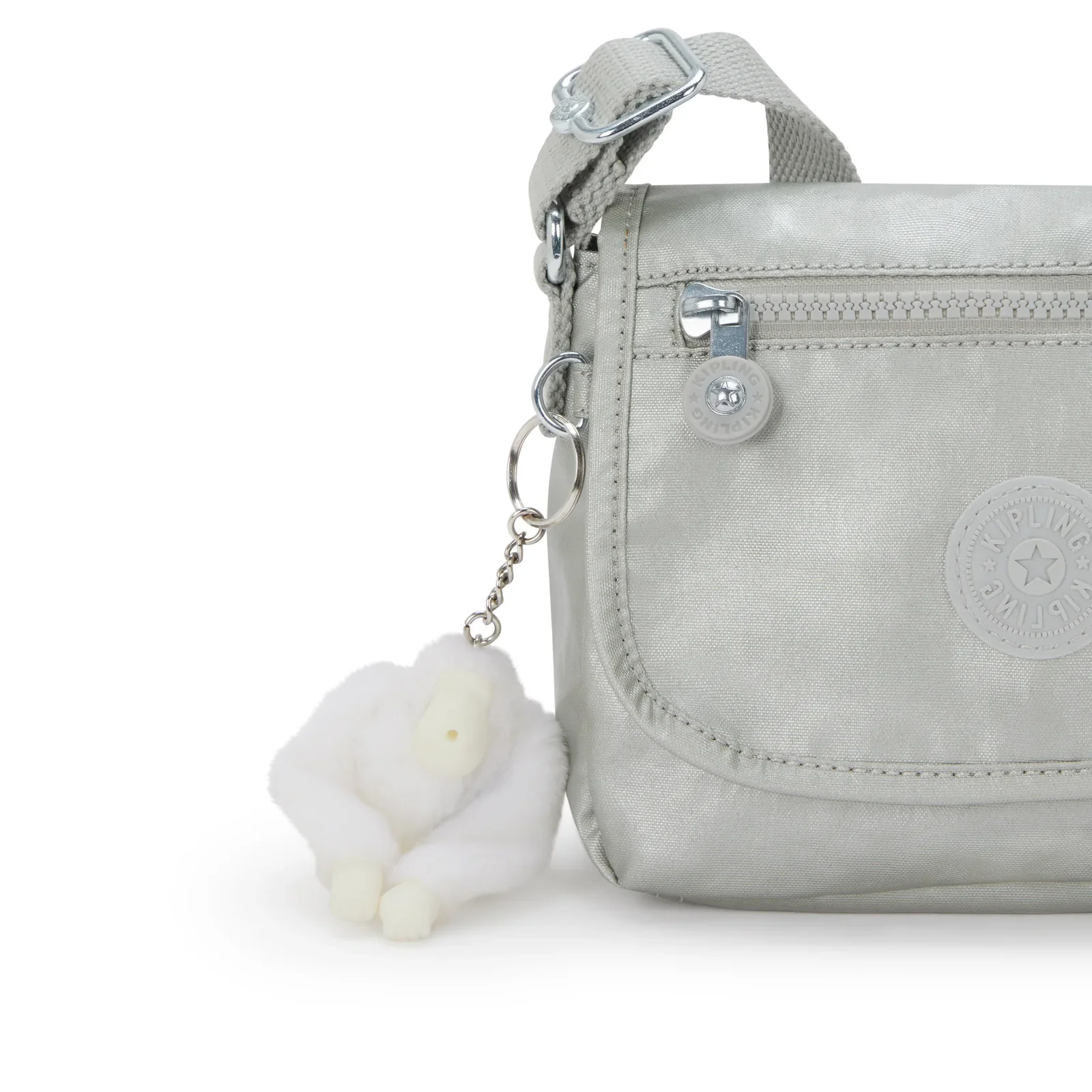 Kipling Sabian Crossbody Mini Bag - New Bright Metallic - Image 5