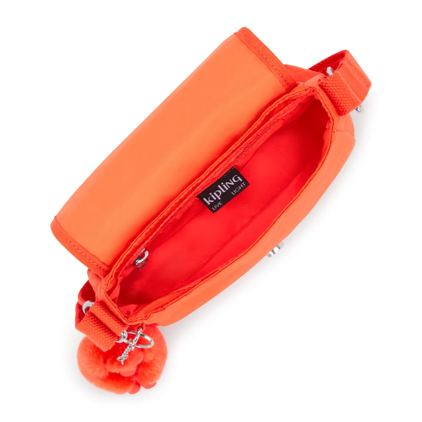 Kipling Sabian Crossbody Mini Bag - Open Orange - Image 2