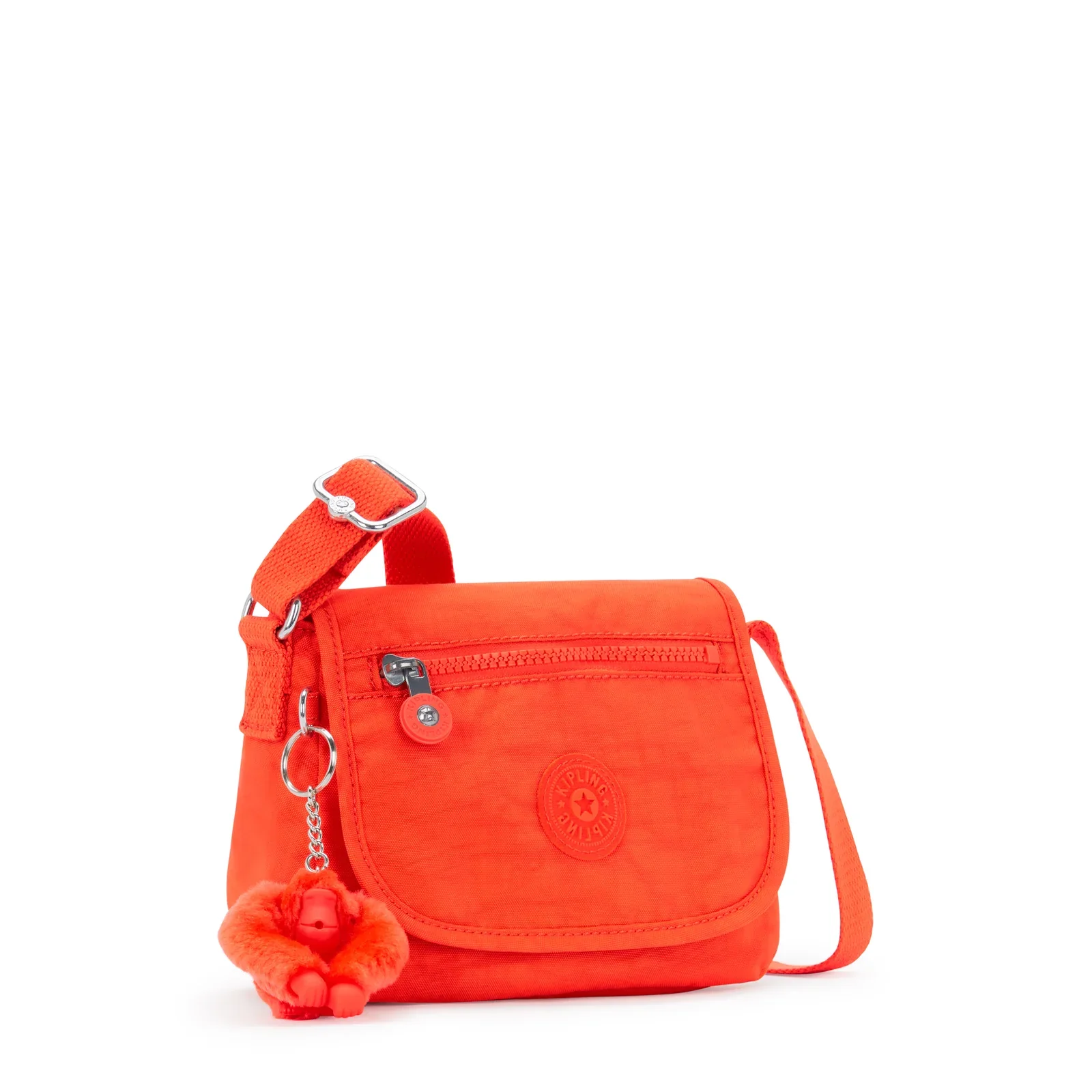 Kipling Sabian Crossbody Mini Bag - Open Orange - Image 3