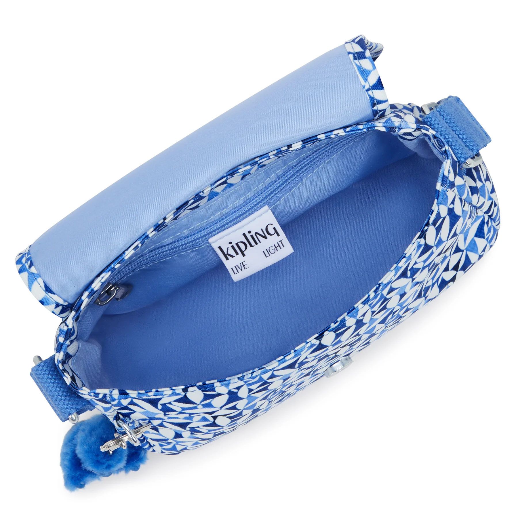 Kipling Sabian Printed Crossbody Mini Bag - Crazy Leaves - Image 3
