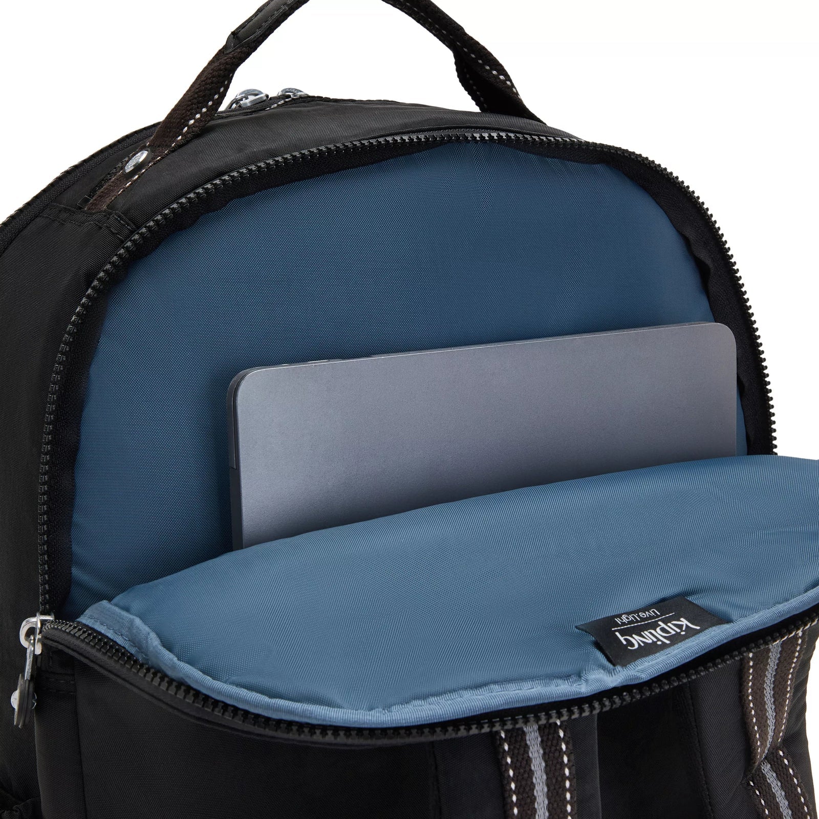 Kipling Seoul Extra Large 17" Laptop Backpack True Black2 - Image 7
