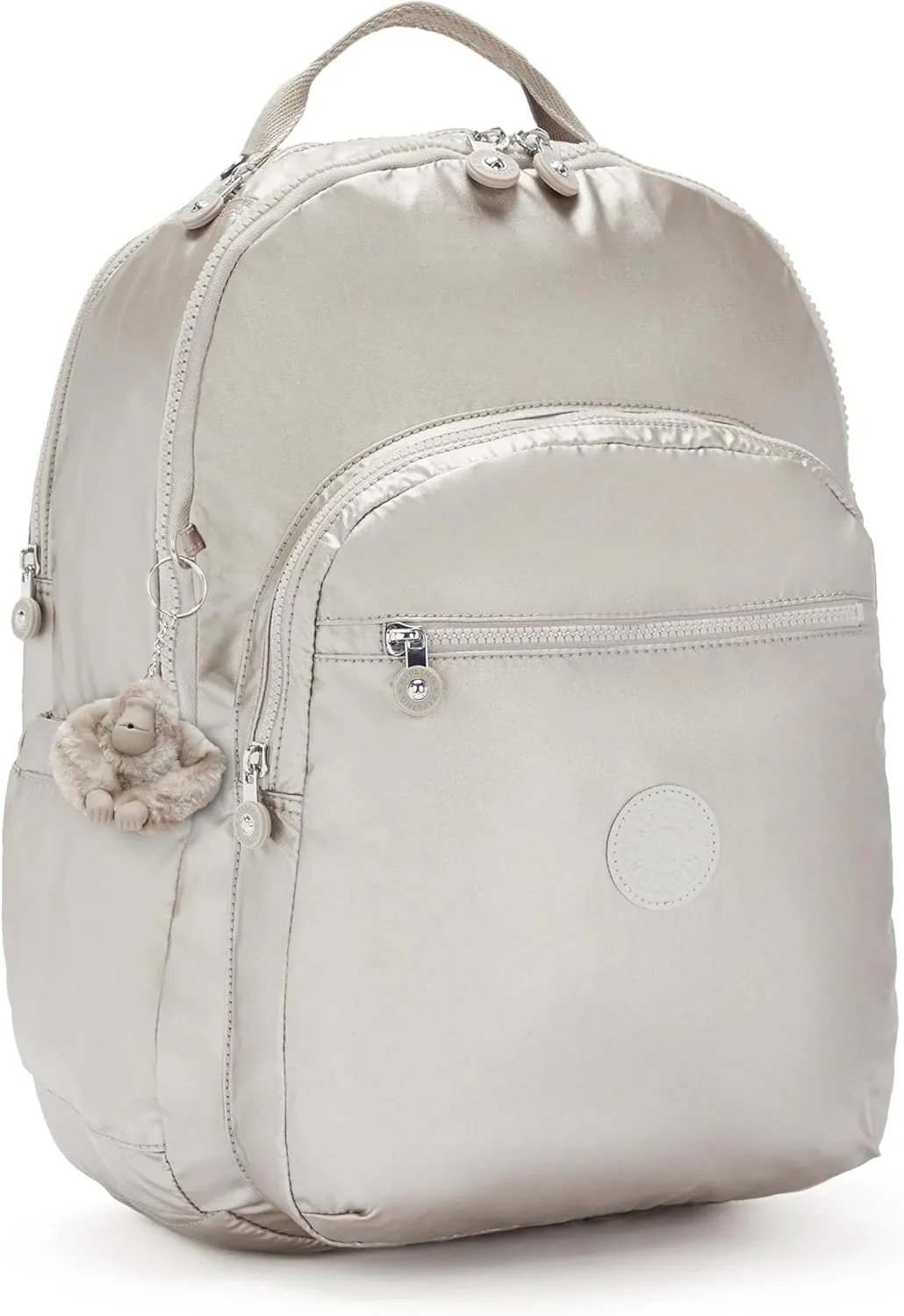 Kipling Seoul Extra Large Metallic 17" Laptop Backpack - Metallic Glow - Image 2