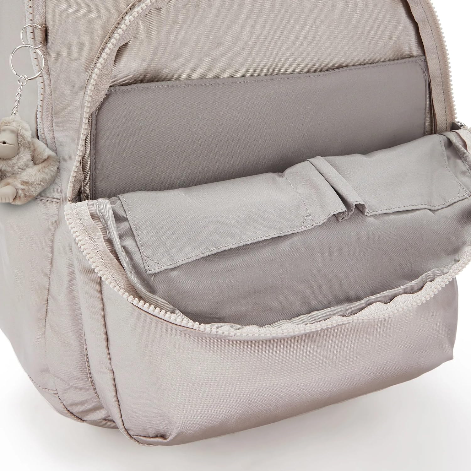 Kipling Seoul Extra Large Metallic 17" Laptop Backpack - Metallic Glow - Image 8
