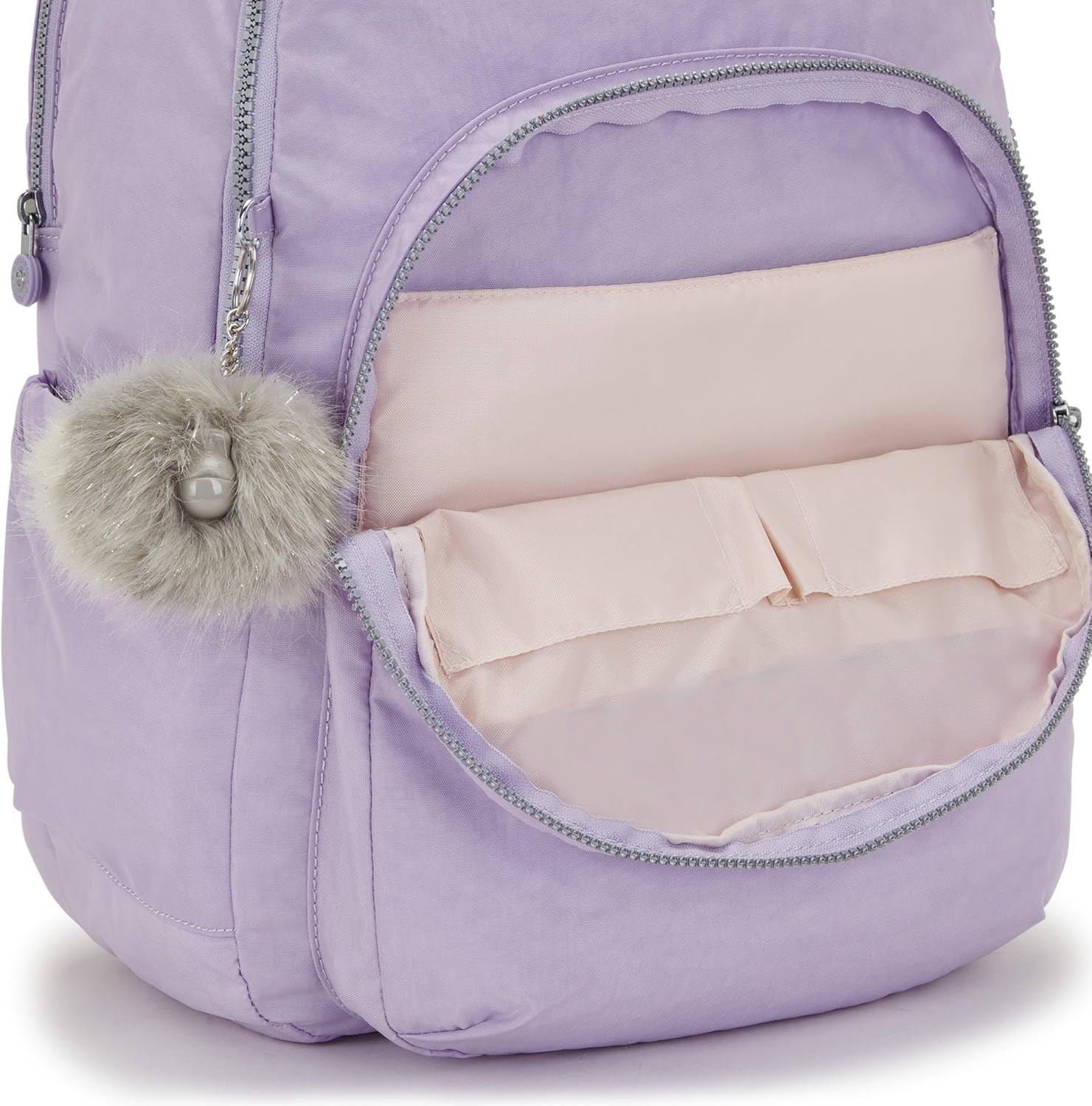 Kipling Seoul Extra Large 17" Laptop Backpack Bridal Lavender - Image 8