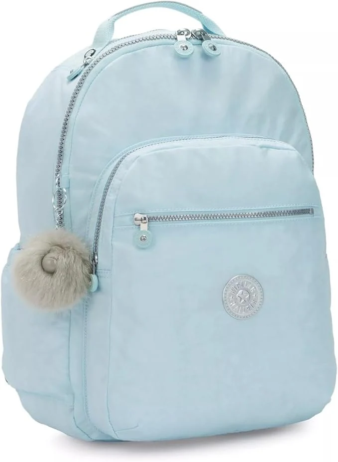 Kipling Seoul Large 15" Laptop Backpack Bridal - Bridal Blue - Image 2