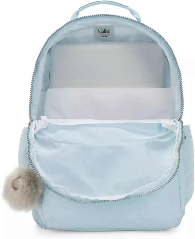 Kipling Seoul Large 15" Laptop Backpack Bridal - Bridal Blue - Image 4