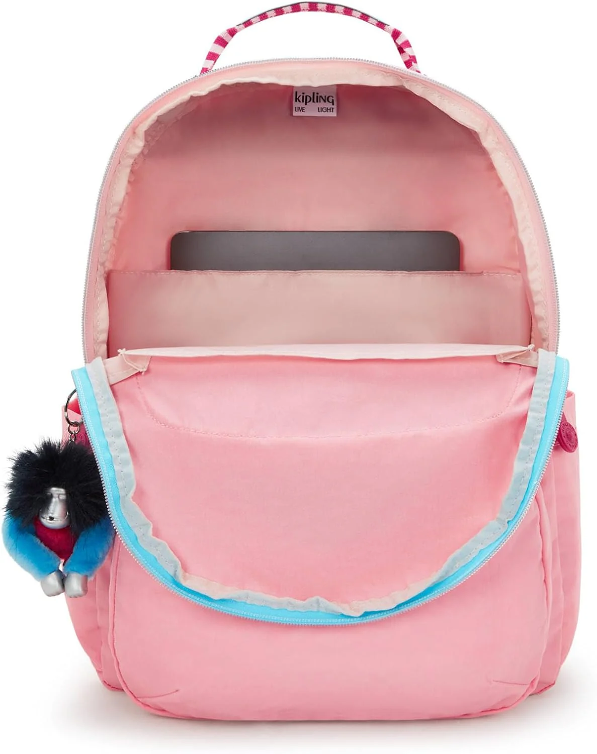 Kipling Seoul Large 15" Laptop Backpack - Coral Sea FC - Image 5