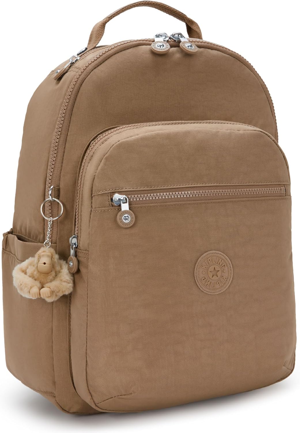 Kipling Seoul Large 15" Laptop Backpack - Early Tan - Image 3