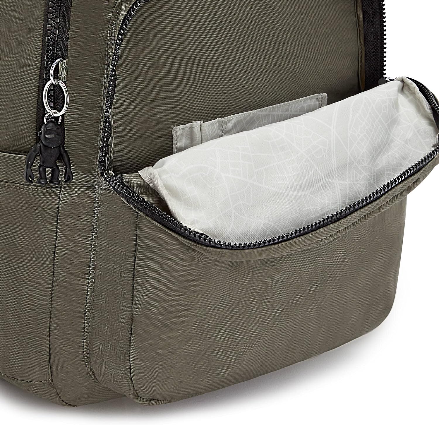 Kipling Seoul Large 15" Laptop Backpack - Moss green - Image 7