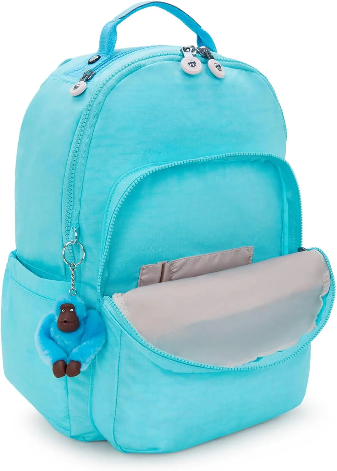 Kipling Seoul Large 15" Laptop Backpack - Poppy Aqua - Image 5