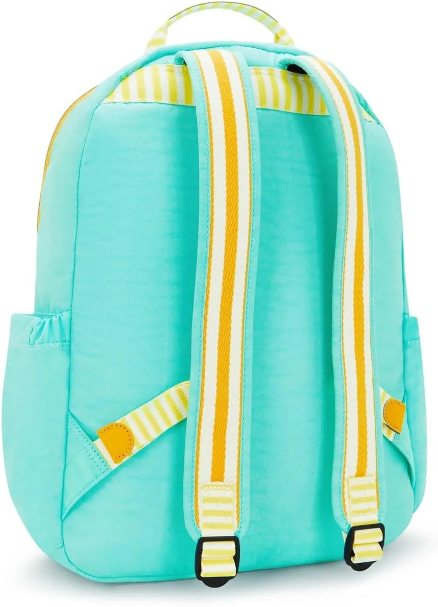 Kipling Seoul Large 15" Laptop Backpack - Poppy Aqua C - Image 4