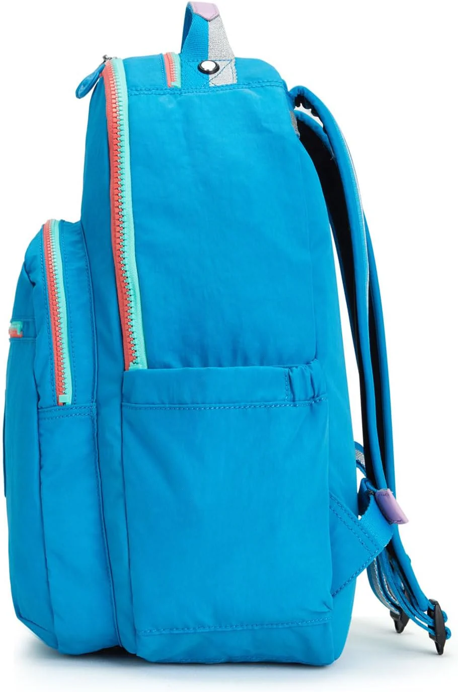 Kipling Seoul Large Nylon 15" Laptop Backpack Azure Sky Blue - Image 6
