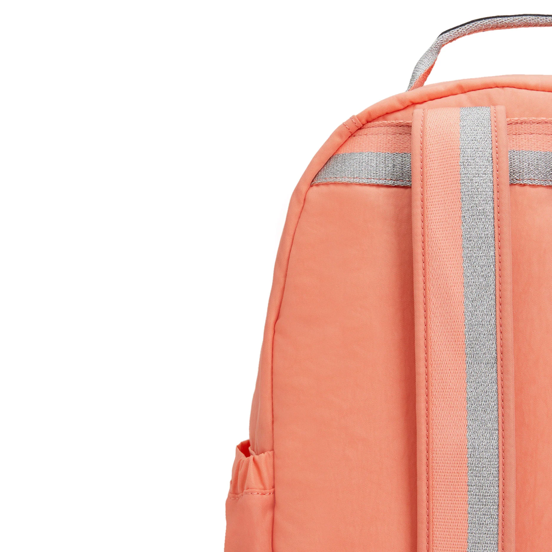 Kipling Seoul Large Nylon 15" Laptop Backpack Cool Coral Shade - Image 6