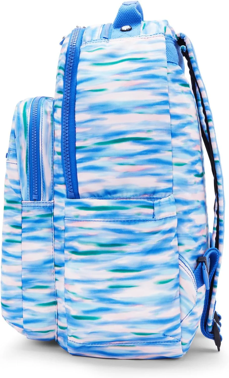 Kipling Seoul Large Printed 15" Laptop Backpack - Diluted Blue - Image 4