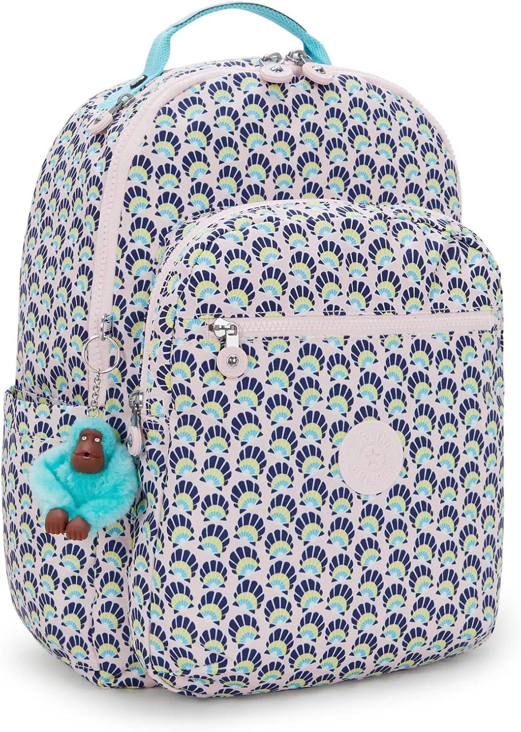 Kipling Seoul Large Printed 15" Laptop Backpack - Geo Shell - Image 2