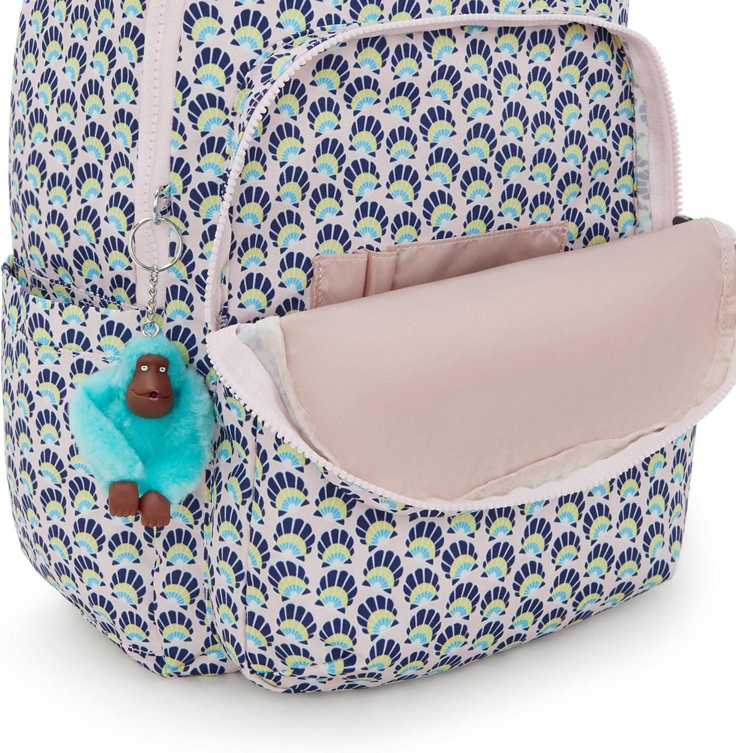 Kipling Seoul Large Printed 15" Laptop Backpack - Geo Shell - Image 6