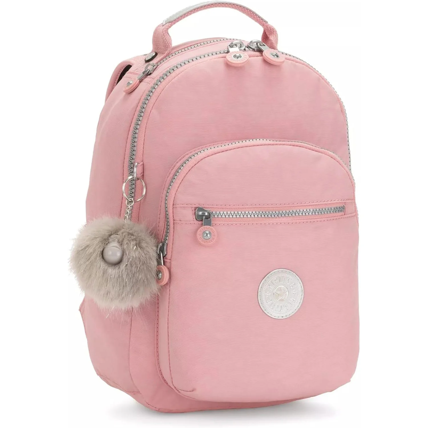 Kipling Seoul Small Nylon Tablet Backpack - Bridal Rose