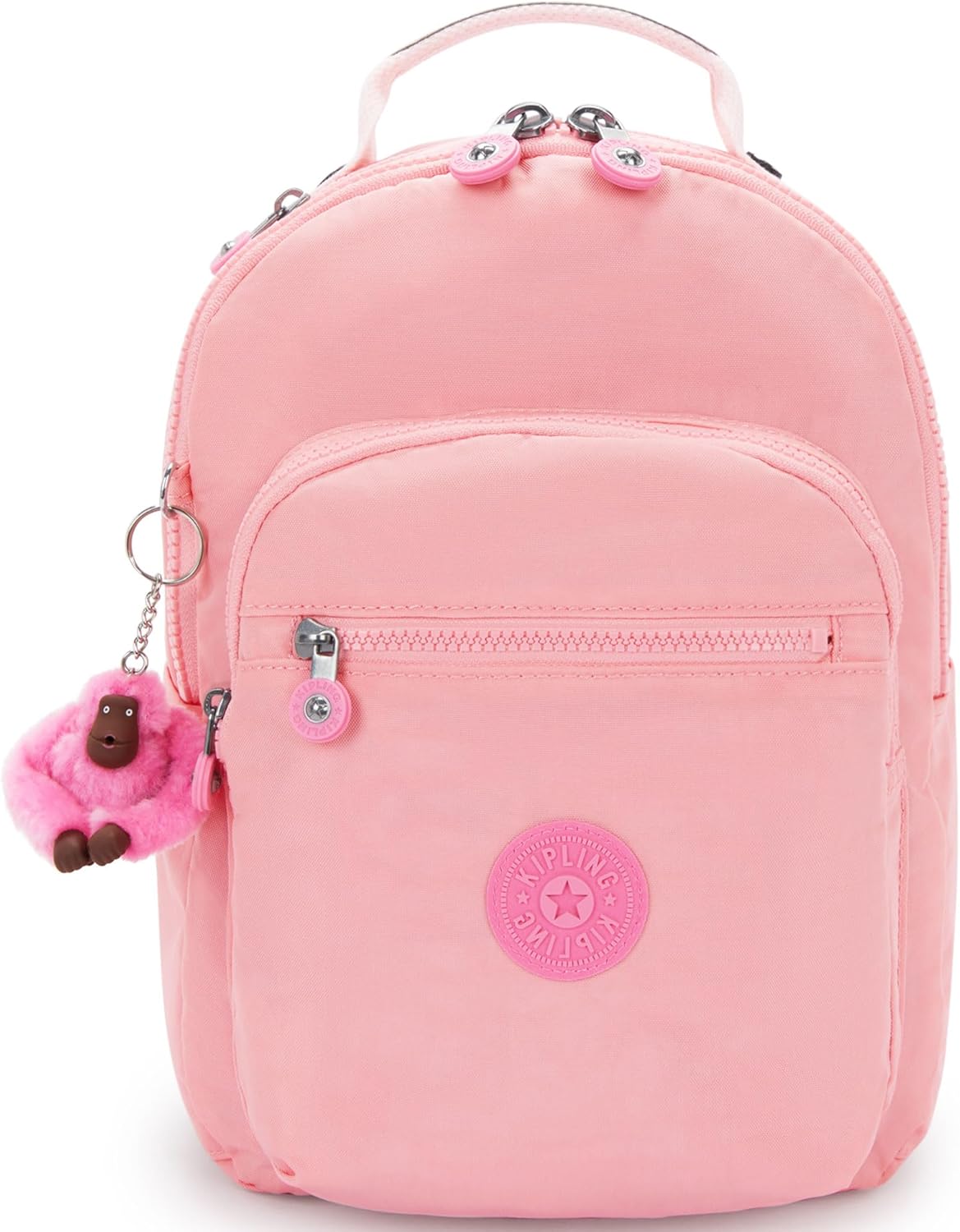 Kipling Seoul Small Nylon Tablet Backpack - Coral Sea