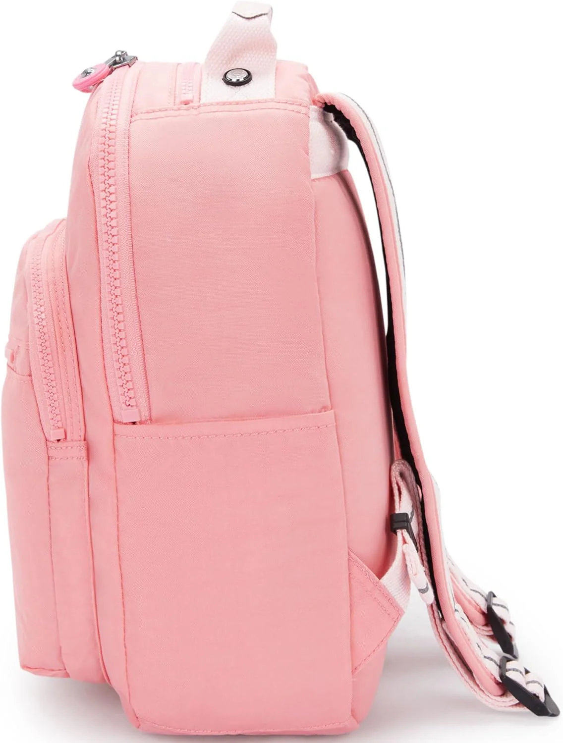 Kipling Seoul Small Nylon Tablet Backpack - Coral Sea - Image 4