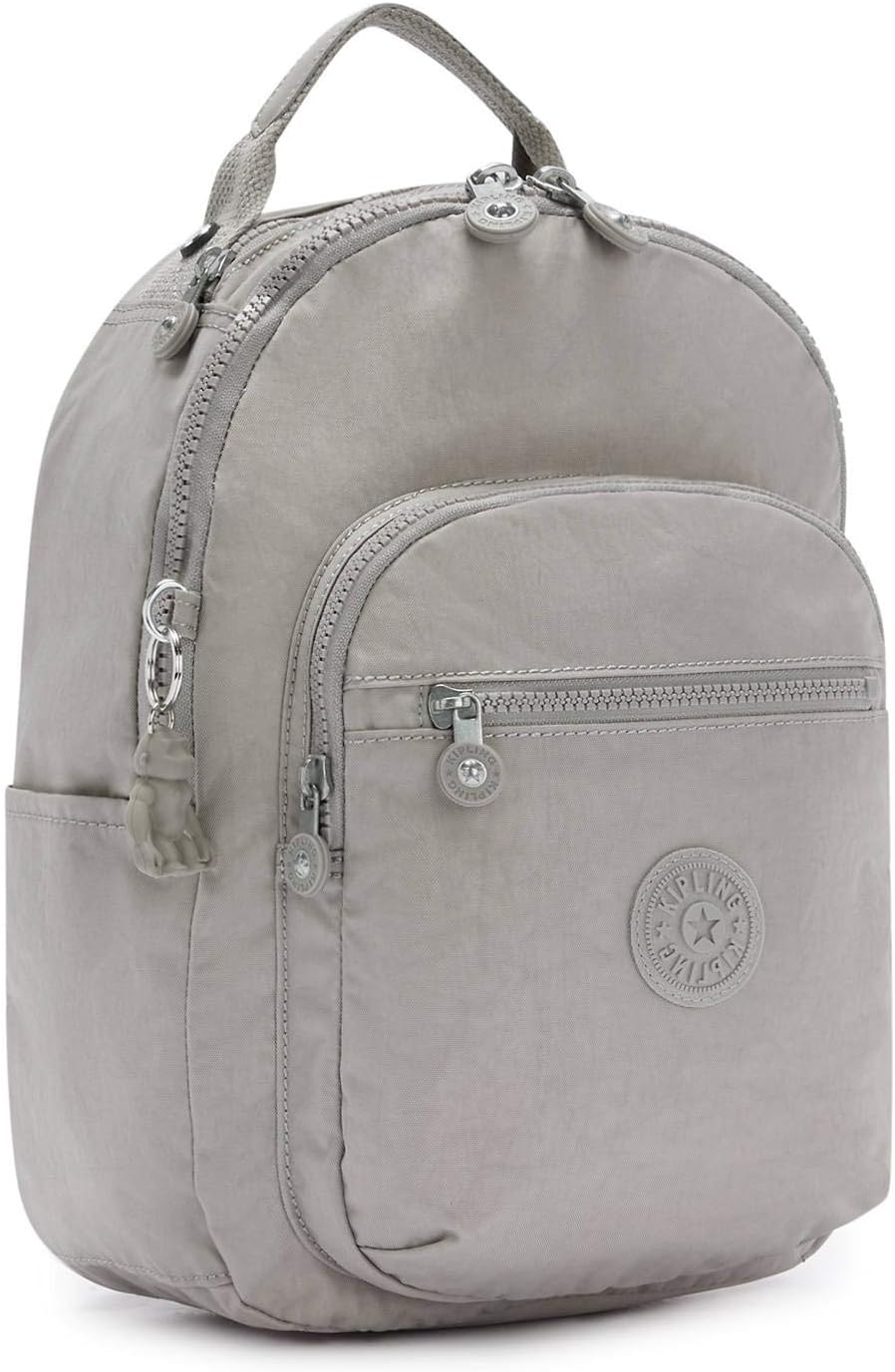 Kipling Seoul Small  Nylon Tablet Backpack Grey Gris - Image 2