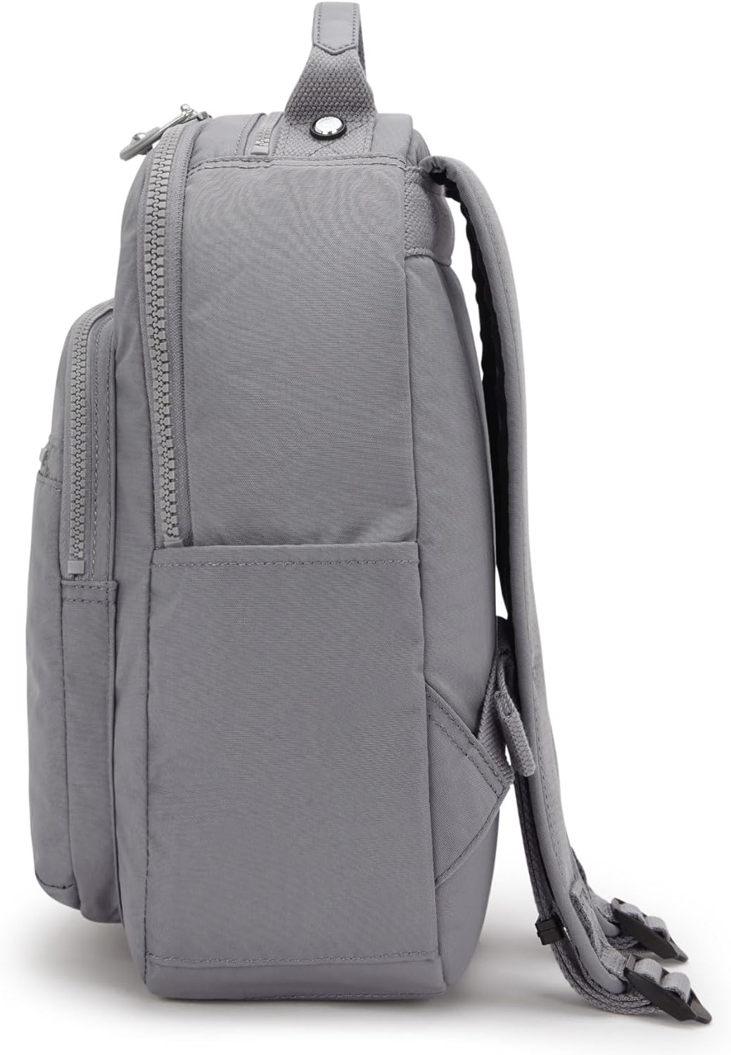 Kipling Seoul Small  Nylon Tablet Backpack Inviting Grey - Image 3