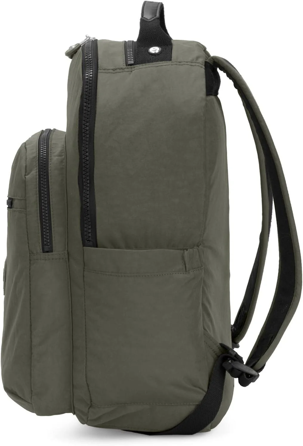 Kipling Seoul Small  Nylon Tablet Backpack Moss Green - Image 3