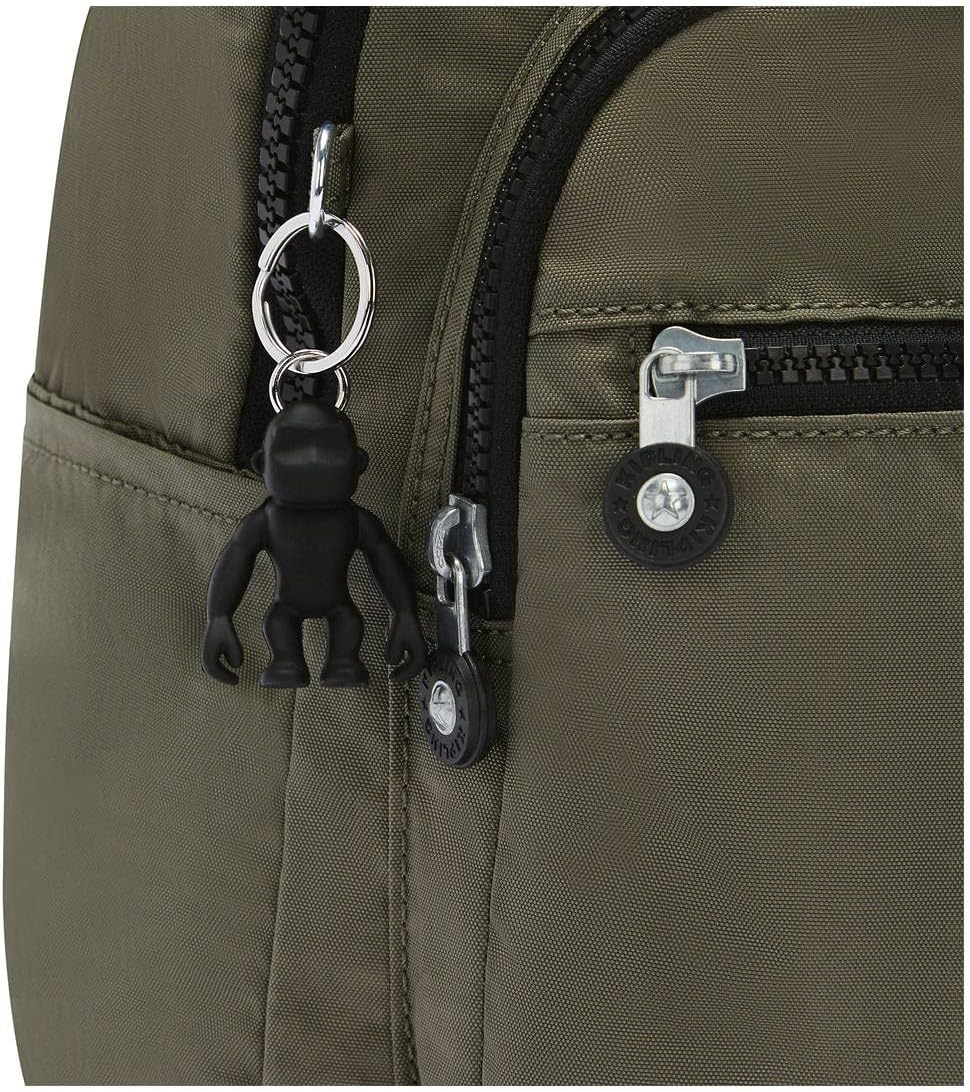 Kipling Seoul Small  Nylon Tablet Backpack Moss Green - Image 6