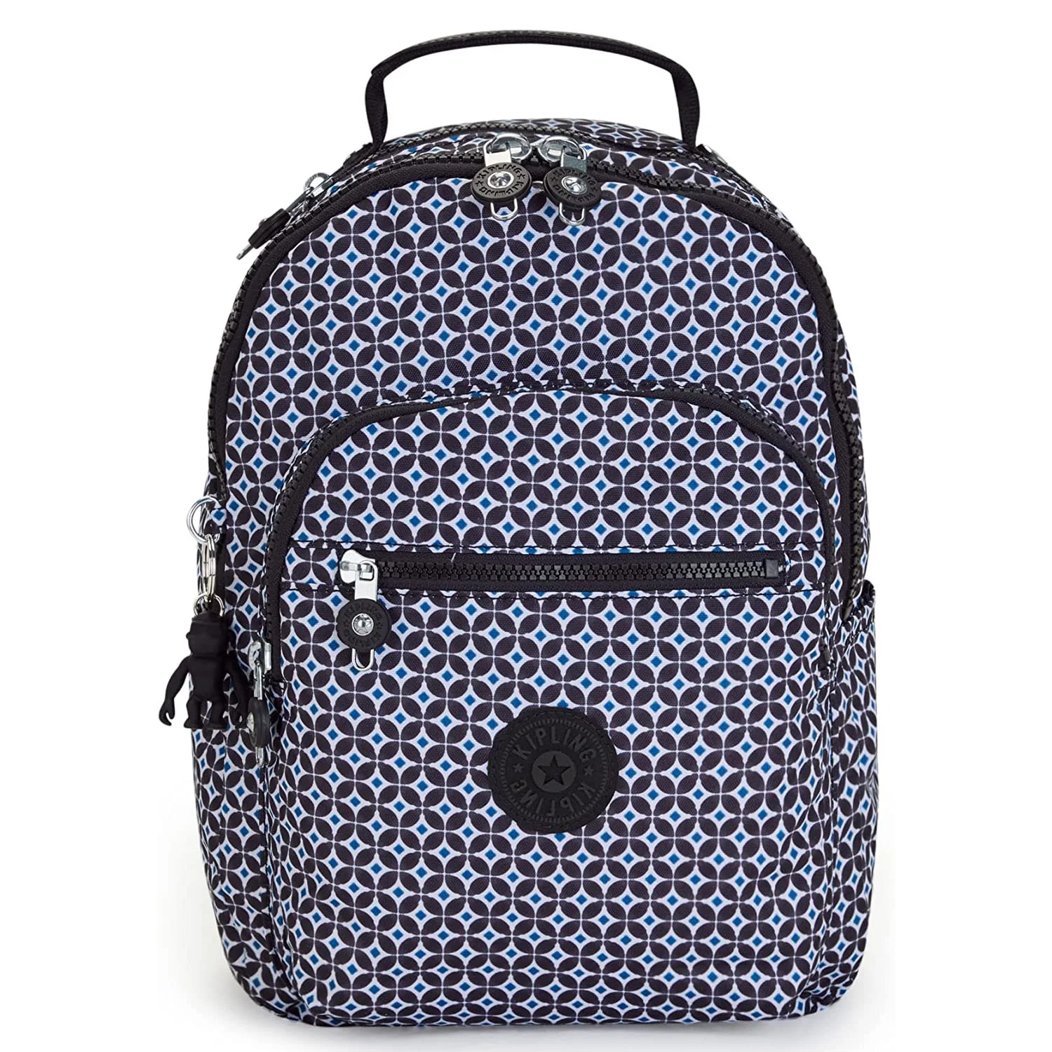Kipling Seoul Small  Printed Tablet Backpack Blackish Tile