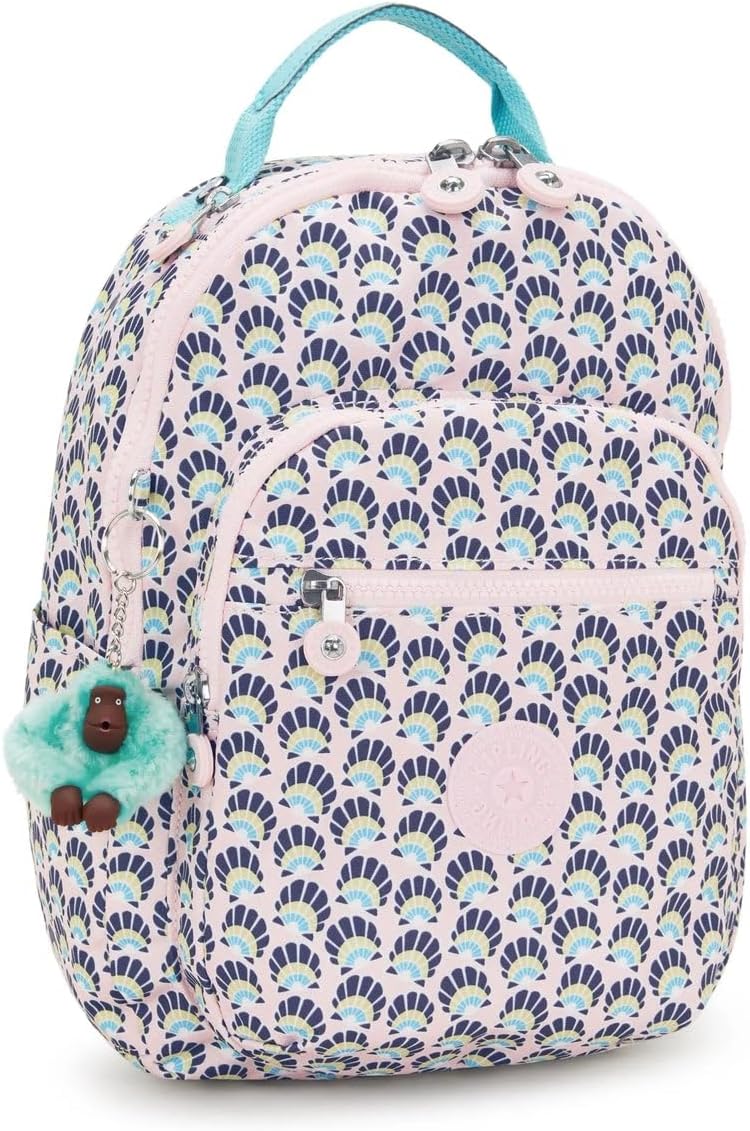 Kipling Seoul Small  Printed Tablet Backpack - Geo Shell - Image 2