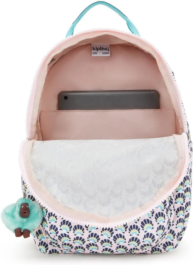 Kipling Seoul Small  Printed Tablet Backpack - Geo Shell - Image 5