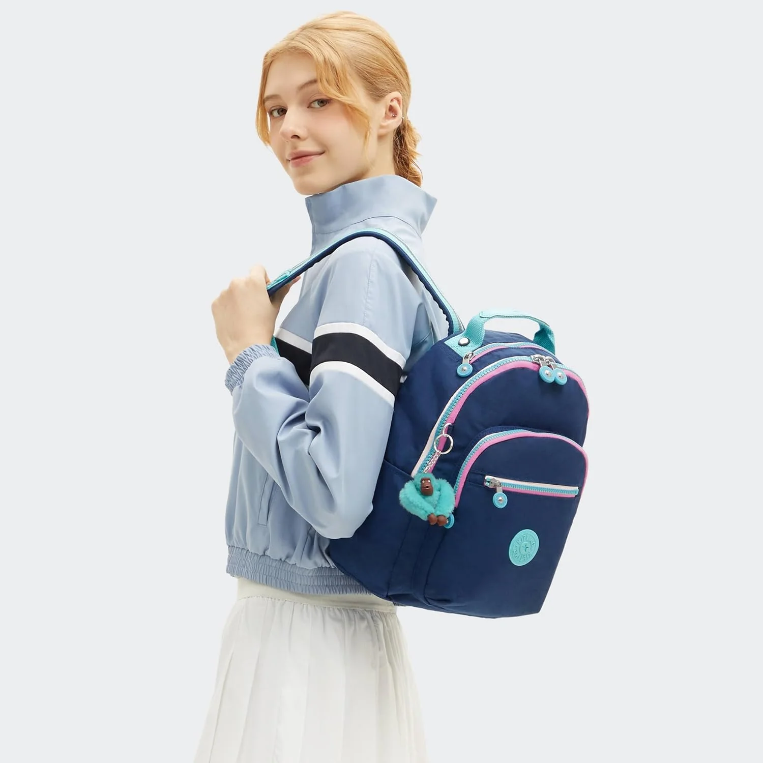 Kipling Seoul Small Tablet Backpack - Resort Navy - Image 7