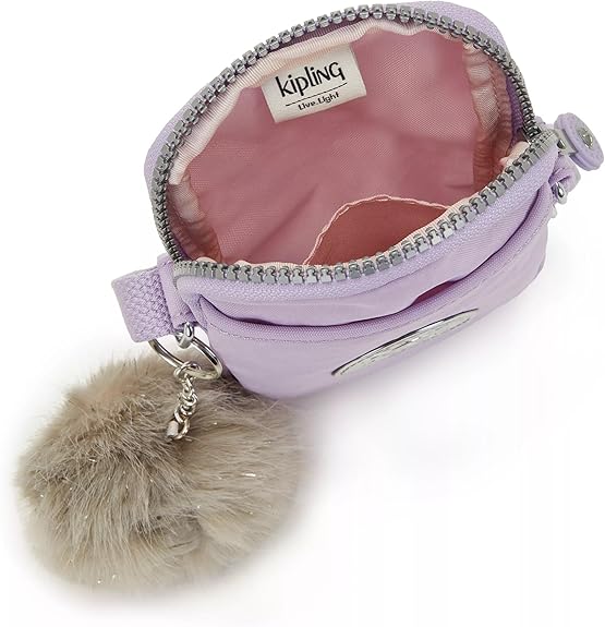 Kipling Tally Solid Crossbody Phone Bag - Bridal Lavender - Image 3