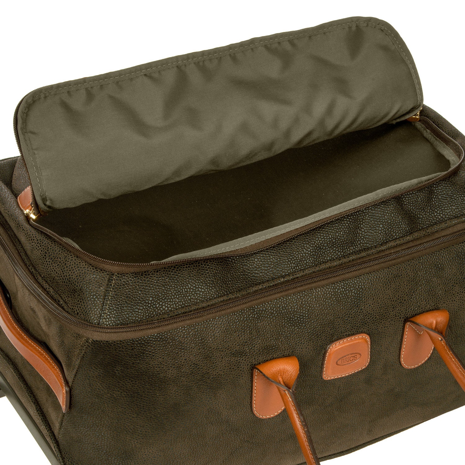 BRIC'S LIFE 21" CARRY-ON ROLLING DUFFLE BAG - OLIVE - Image 4