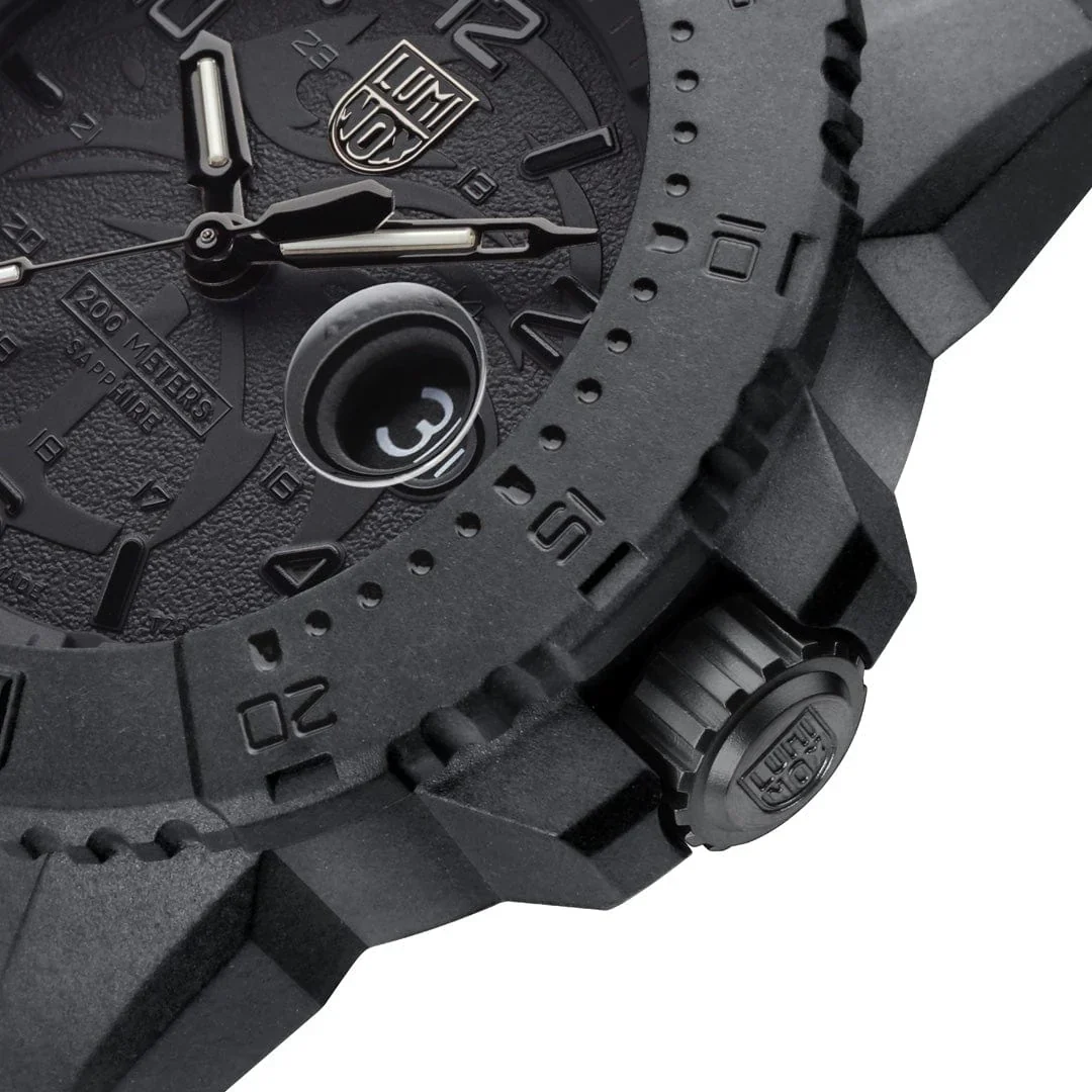 Luminox Navy SEAL Foundation Military Blackout Watch, 45 mm XS.3601.BO.NSF - Image 3
