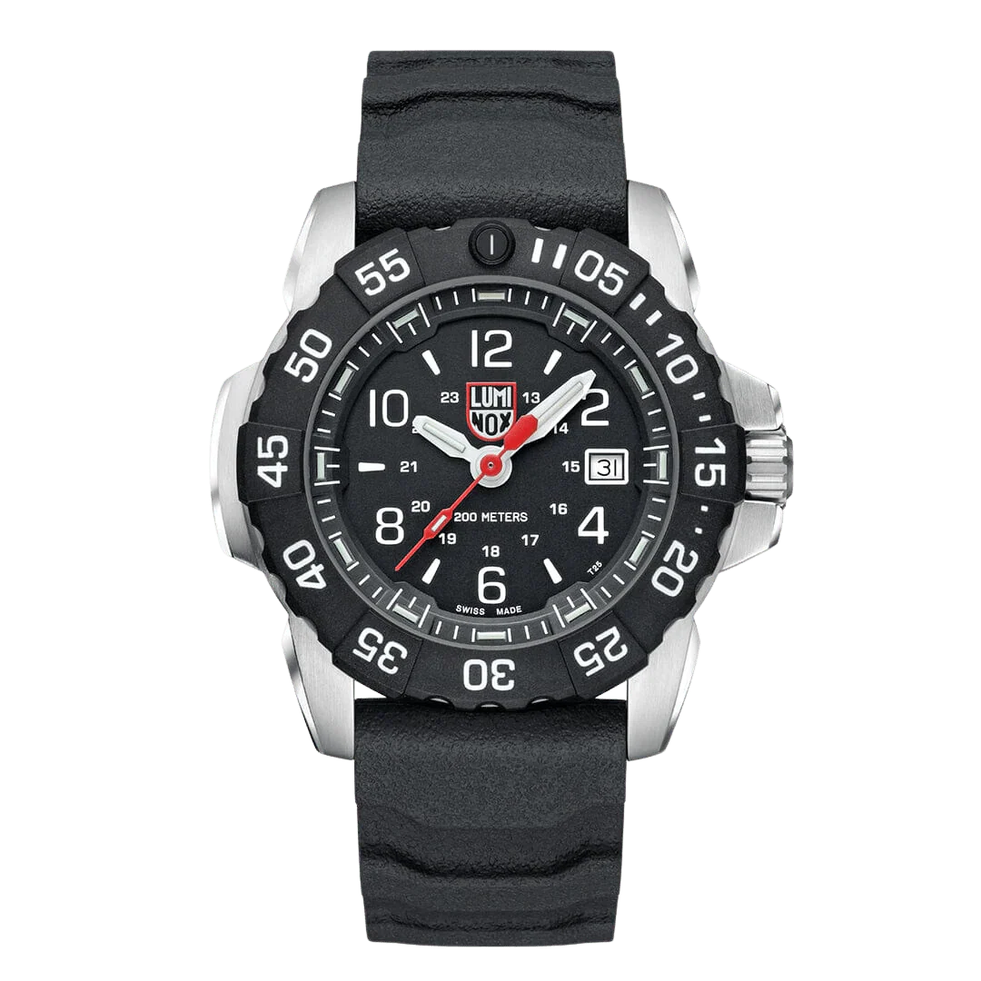 Luminox Navy SEAL Rubber, Steel, CARBONOX™ (RSC) Military Dive Watch, 45 mm XS.3251.CB
