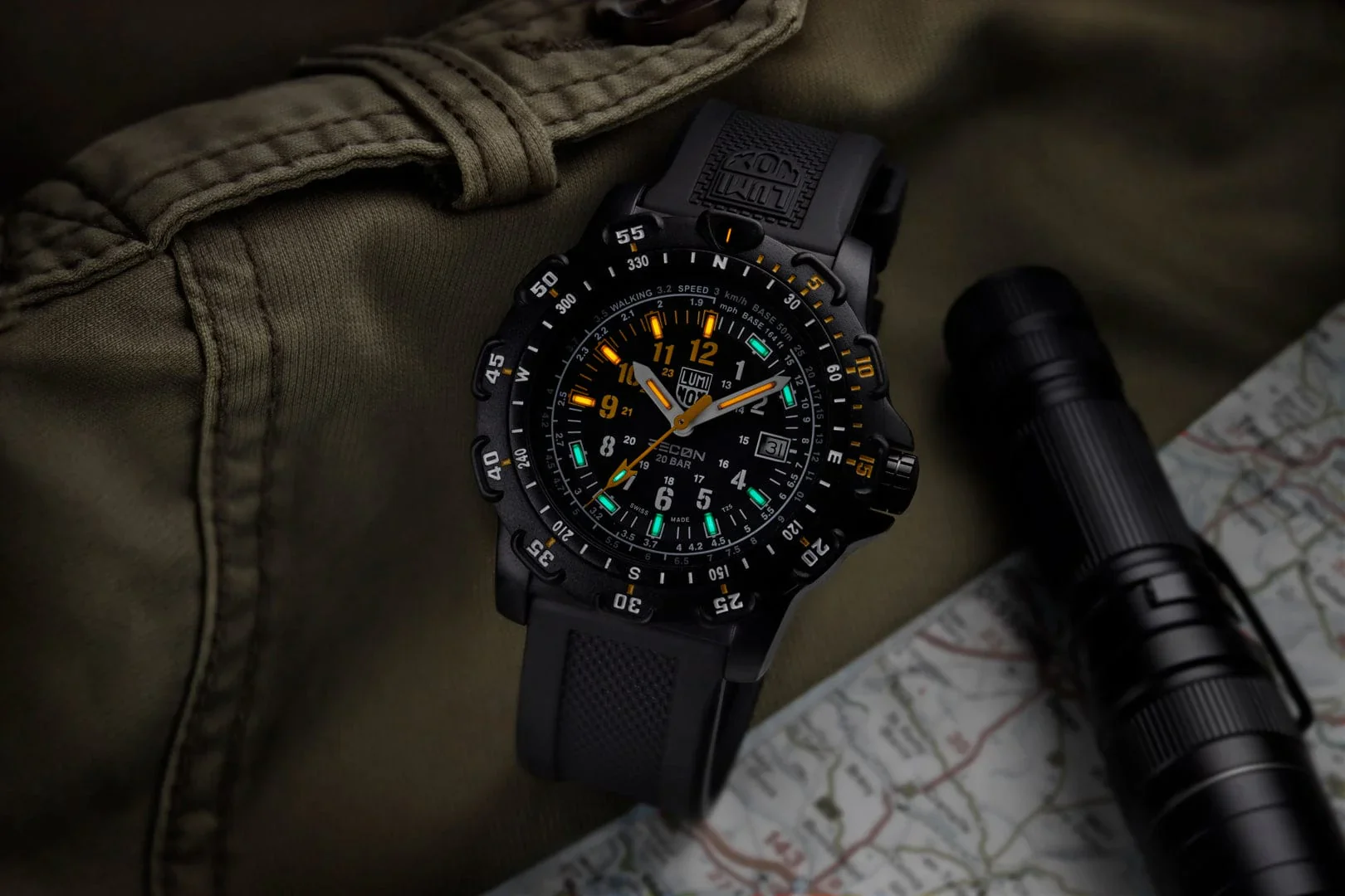 Luminox RECON Point Man 8820 Series Heritage Wristwatch Outdoor Watch, 45 mm XL.8825.H.SET - Image 6