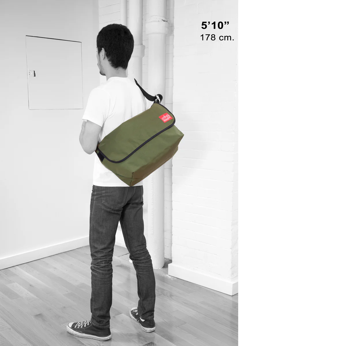 Manhattan Portage Vintage Messenger Bag (LG) - Image 4